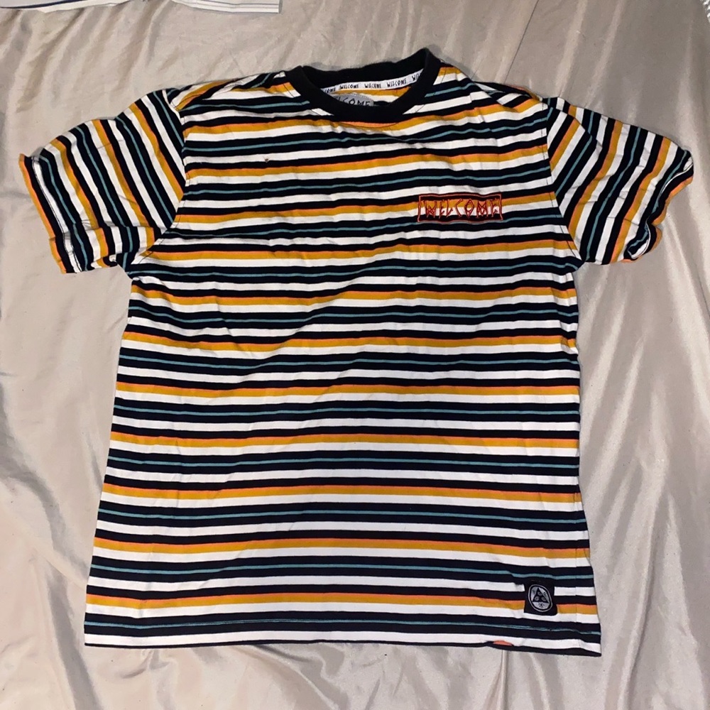 Welcome stripped T shirt
